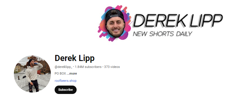 Derek Lipp Youtube Account